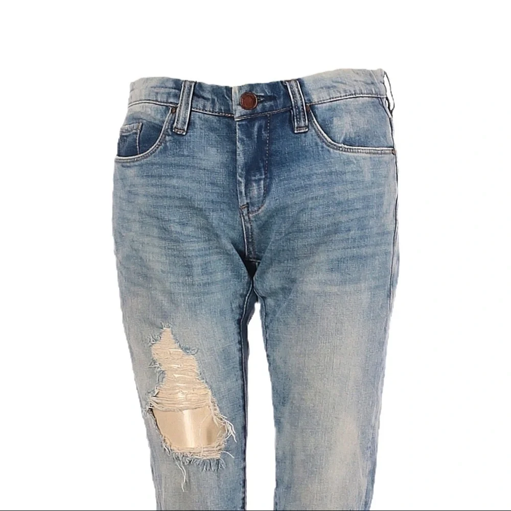 Blank NYC Distressed Busted Knee Acid Tie Dye Wash Skinny Jeans Size 25